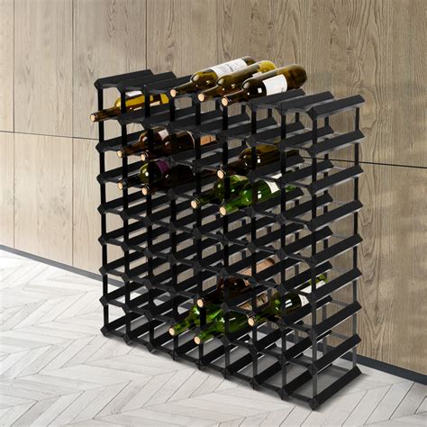 Artiss 72 Bottle Timber Wine Rack Wooden Storage Wall Racks Holders ...