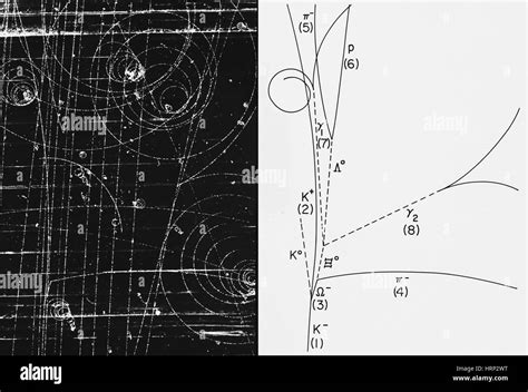 Omega-Minus Particle, First Observation Stock Photo - Alamy