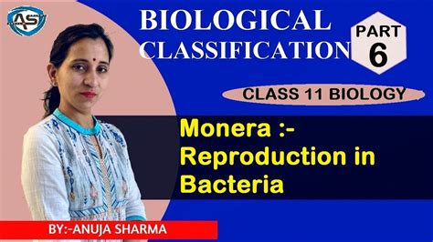 BIOLOGICAL CLASSIFICATION - MONERA - REPRODUCTION IN BACTERIA - YouTube