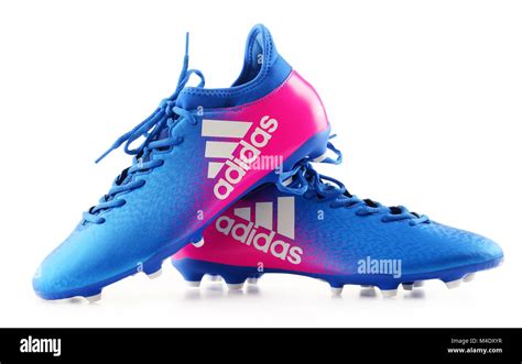 Pair of Adidas sport shoes Stock Photo - Alamy