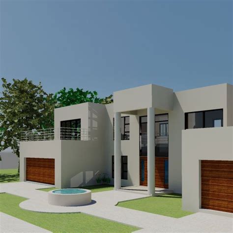 Double Storey House Plan South African|4 Bedroom House|Nethouseplans ...