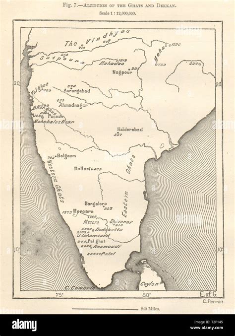 Deccan Plateau Map