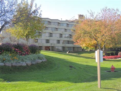 Indian Lakes Resort - the hotel side. Everything was based on hexagons, like being in a huge ...