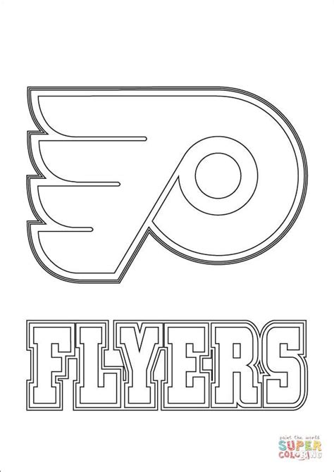 Philadelphia Flyers Logo | Super Coloring | Philadelphia flyers logo ...