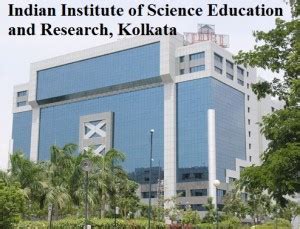 Research Associate Position at Indian Institute of Science Education and Research( IISER ...