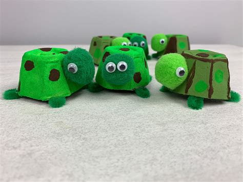 Turtle Egg Carton Preschool Craft – Early Learning Source