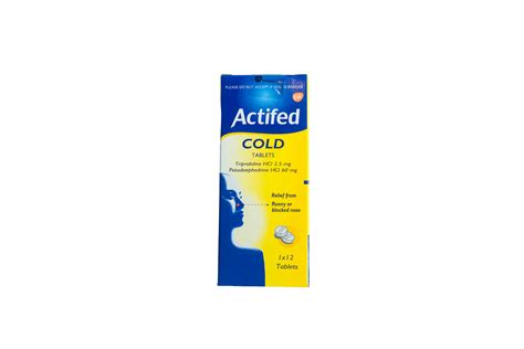 Actifed Cold Tablets - Medicines Mart Pharmacy