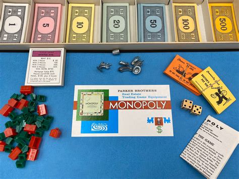 Vintage Monopoly Game, Complete 1961 Monopoly Board Game, Family Game night