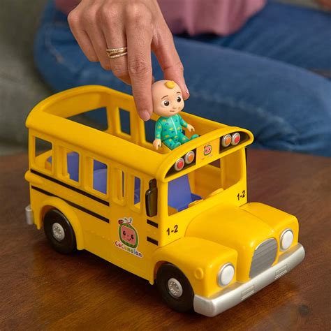 Cocomelon Yellow School Bus Musical Vehicle – flitit