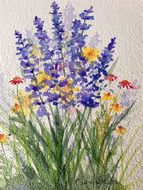 Watercolor flower art, Watercolor paintings for beginners, Flower painting