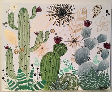 Cactus Doodle Cactus Doodle, Botanical Art, Cactus Plants, Art Inspo ...