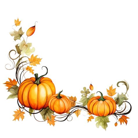 Pumpkin Clipart Border