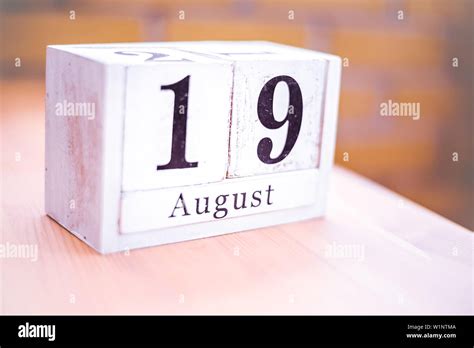 19th of August - August 19 - Birthday - International Day - National ...