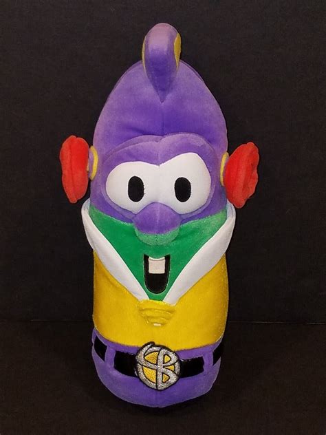 VeggieTales LarryBoy Larry The Cucumber Talking Reversible 13" Plush Figure 2000 | #4612864979