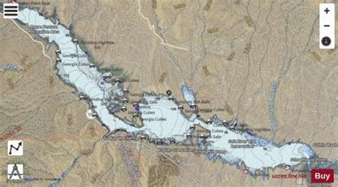 Theodore Roosevelt Lake Fishing Map | Nautical Charts App