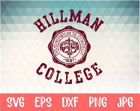 Hillman College Digital Download A Different World Iron-on - Etsy