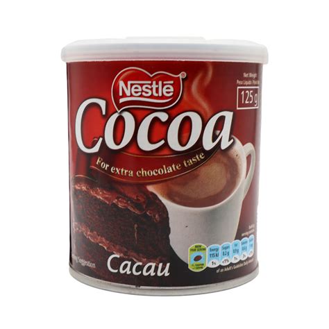 NESTLÉ® cocoa powder 125g tin - H A Ramtoola Online Store | No 1 Distributor of Nestle Products ...