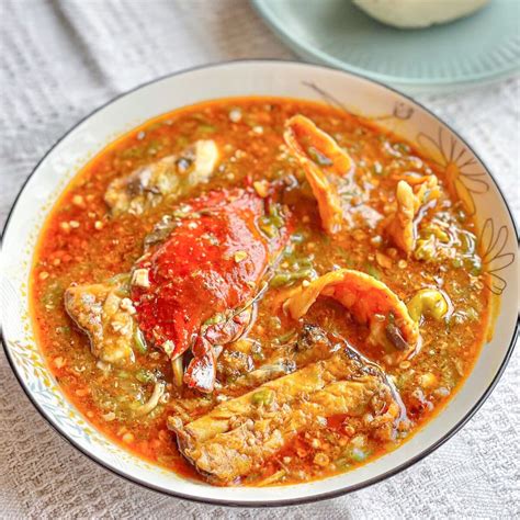 Okro Soup with Clams, Shrimp and Crabs - Ginger & Sea Salt