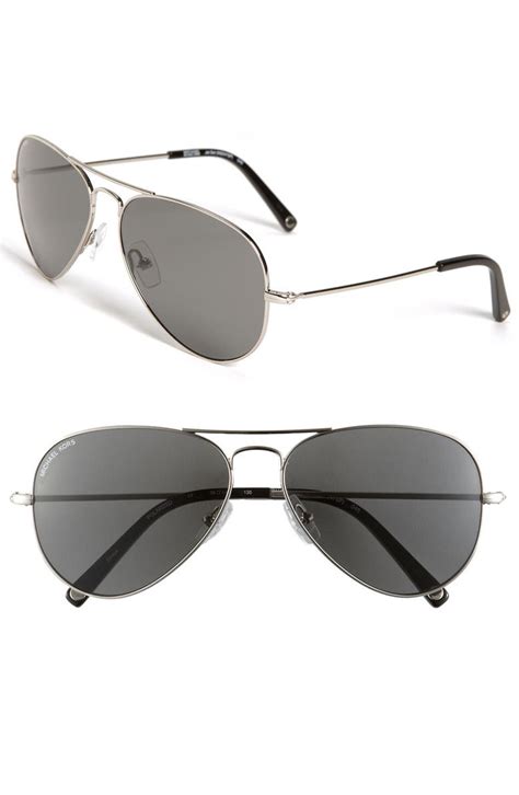 MICHAEL Michael Kors 58mm Polarized Aviator Sunglasses | Nordstrom