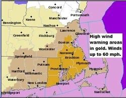 High Wind Warning for many, heavy rain for all will end Wednesday PM