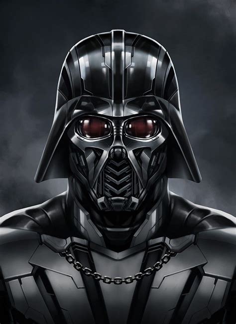 DARTH VADER - ReDesign 2 | Star wars images, Star wars fan art, Star ...