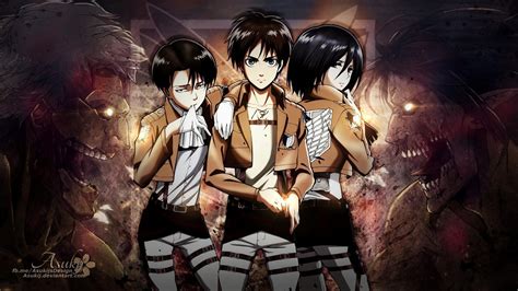 Eren Yeager And Mikasa Ackerman Wallpapers - Wallpaper Cave