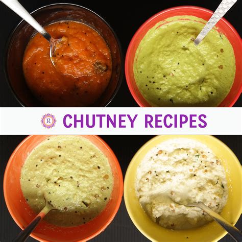 12 Easy Chutney Recipes | South Indian chutneys - Raks Kitchen