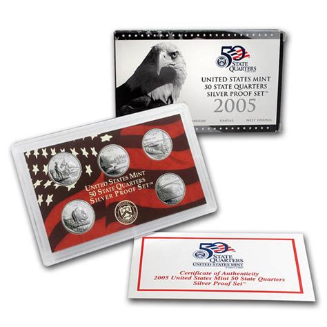 2005 State Quarter Silver Proof Set – Chattanooga Coin