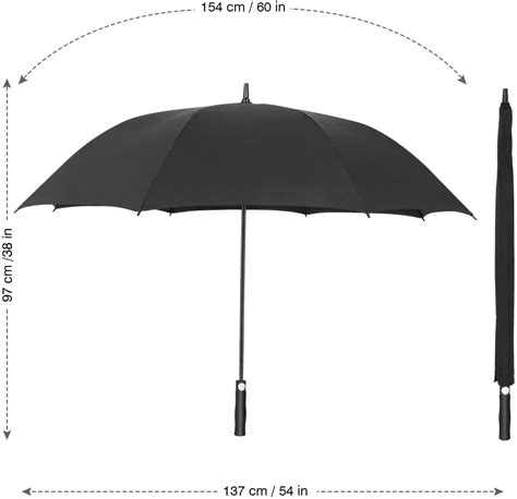 30" Inch Auto Open Golf Size Umbrella (UM10) | Custom Logo Printing