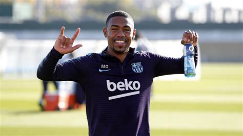 Malcom back at training