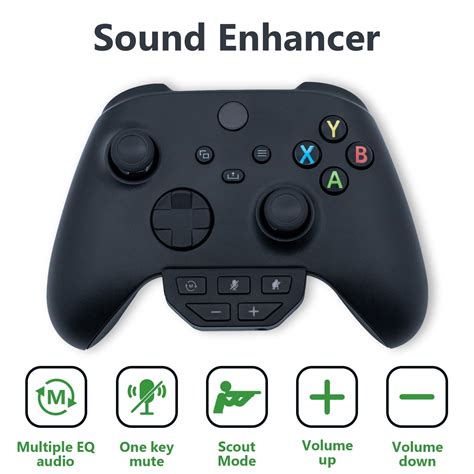 For Xbox Series X Controller Sound Enhancer Adapter For Xbox One with