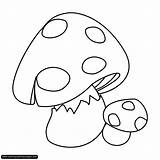 Mushroom coloring pages To Download And Print For Free sketch template