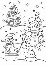 Winter coloring Pages  ColoringLib sketch template