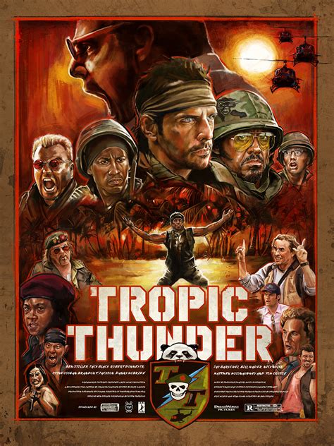 Tropic Thunder - Film Poster :: Behance