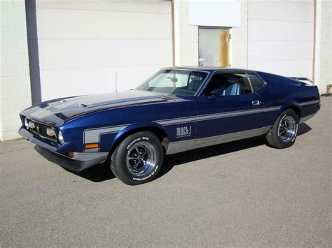 1971 FORD MUSTANG MACH 1 FASTBACK