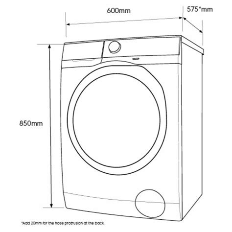 Washing Machine Front Load Dimensions : Ifb 6 5 Kg Senorita Aqua Sx Fully Automatic Front Load ...