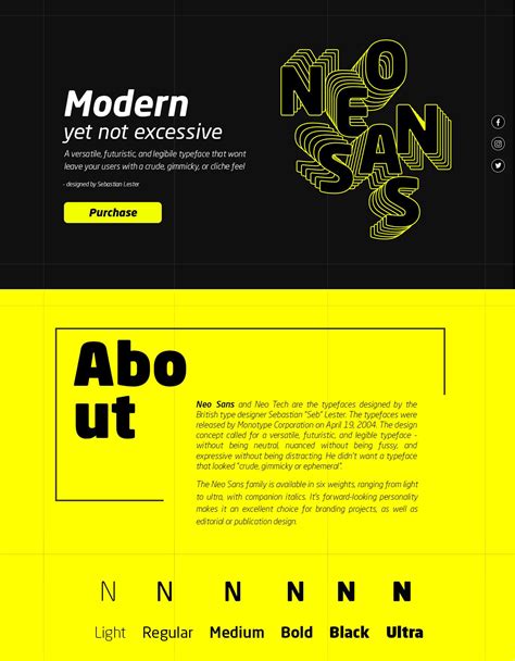 Neo Sans Font on Behance