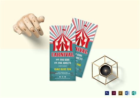 Carnival Discount Coupon Design Template in PSD, Word, Publisher ...