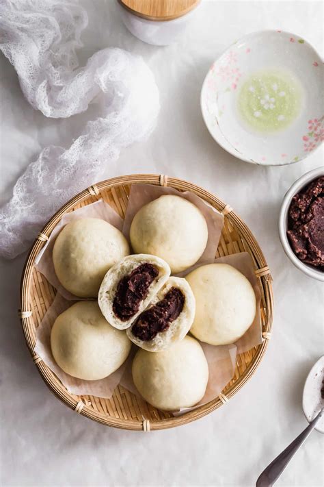 Steamed Red Bean Paste Buns | Sift & Simmer