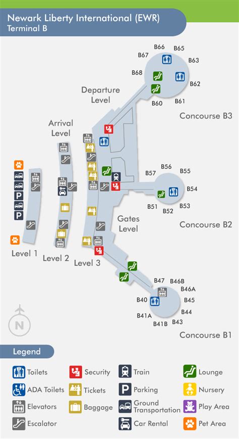 Newark Terminal C Map