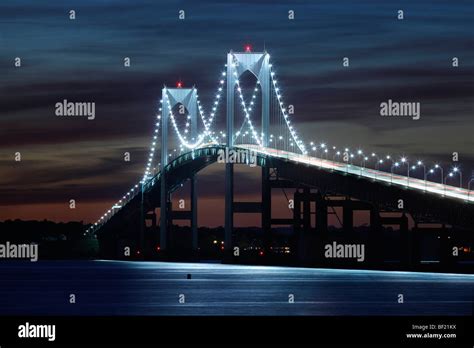 Claiborne pell newport bridge hi-res stock photography and images - Alamy