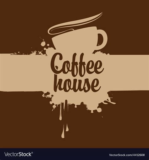 Coffee house Royalty Free Vector Image - VectorStock