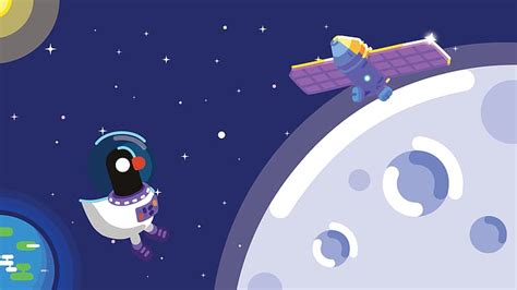 Kurzgesagt Space Wallpaper