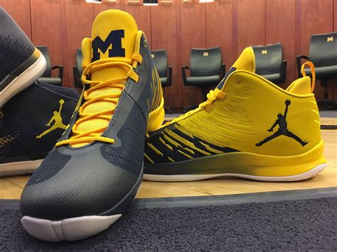 Official Jordan Michigan Basketball shoes | mgoblog