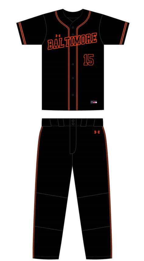 Baltimore Redesign Alternate by Baseball-uniforms on DeviantArt