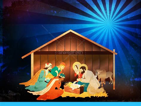 The Nativity Story Christmas PowerPoint | Clover Media