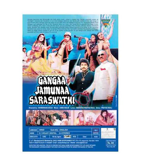 Gangaa Jamunaa Saraswathi (Hindi) [DVD]: Buy Online at Best Price in ...