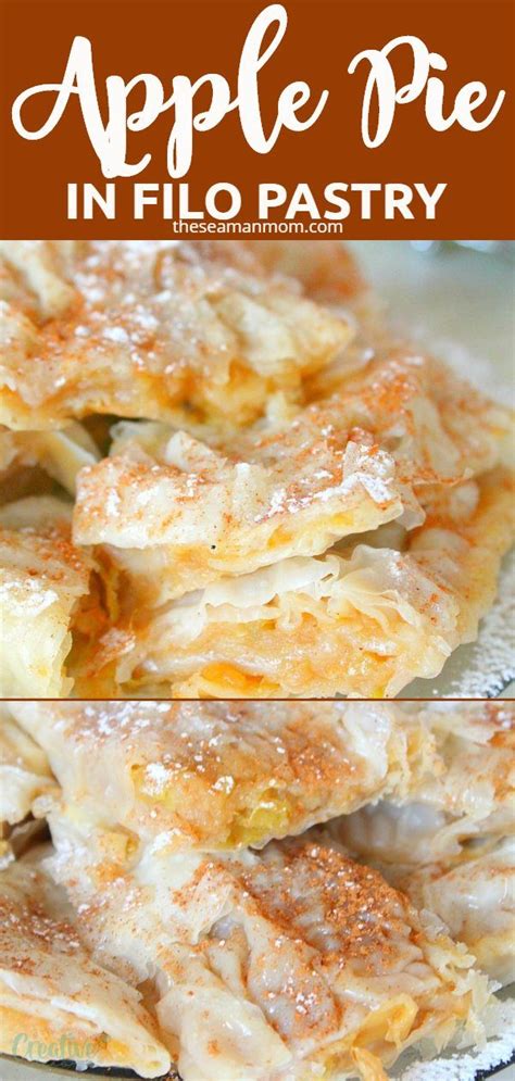 FILO PASTRY APPLE PIE | Easy apple pie, Phyllo recipes, Pastries ...