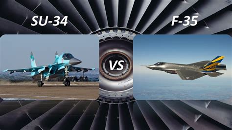 Sukhoi Su-34 vs F-35 Lightning II - YouTube