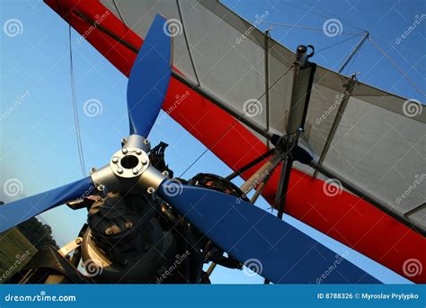 Microlight aircraft stock photo. Image of high, contrast - 8788326